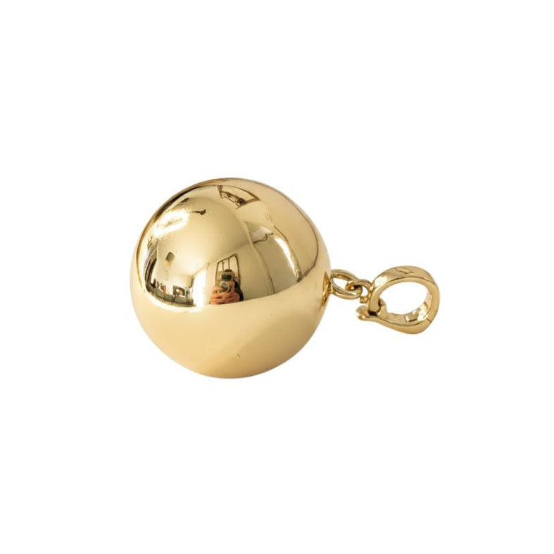 Boule pour bola de grossesse or avec bille sonore - Lisse - 2 cm