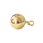 Boule pour bola de grossesse or avec bille sonore - Lisse - 2 cm