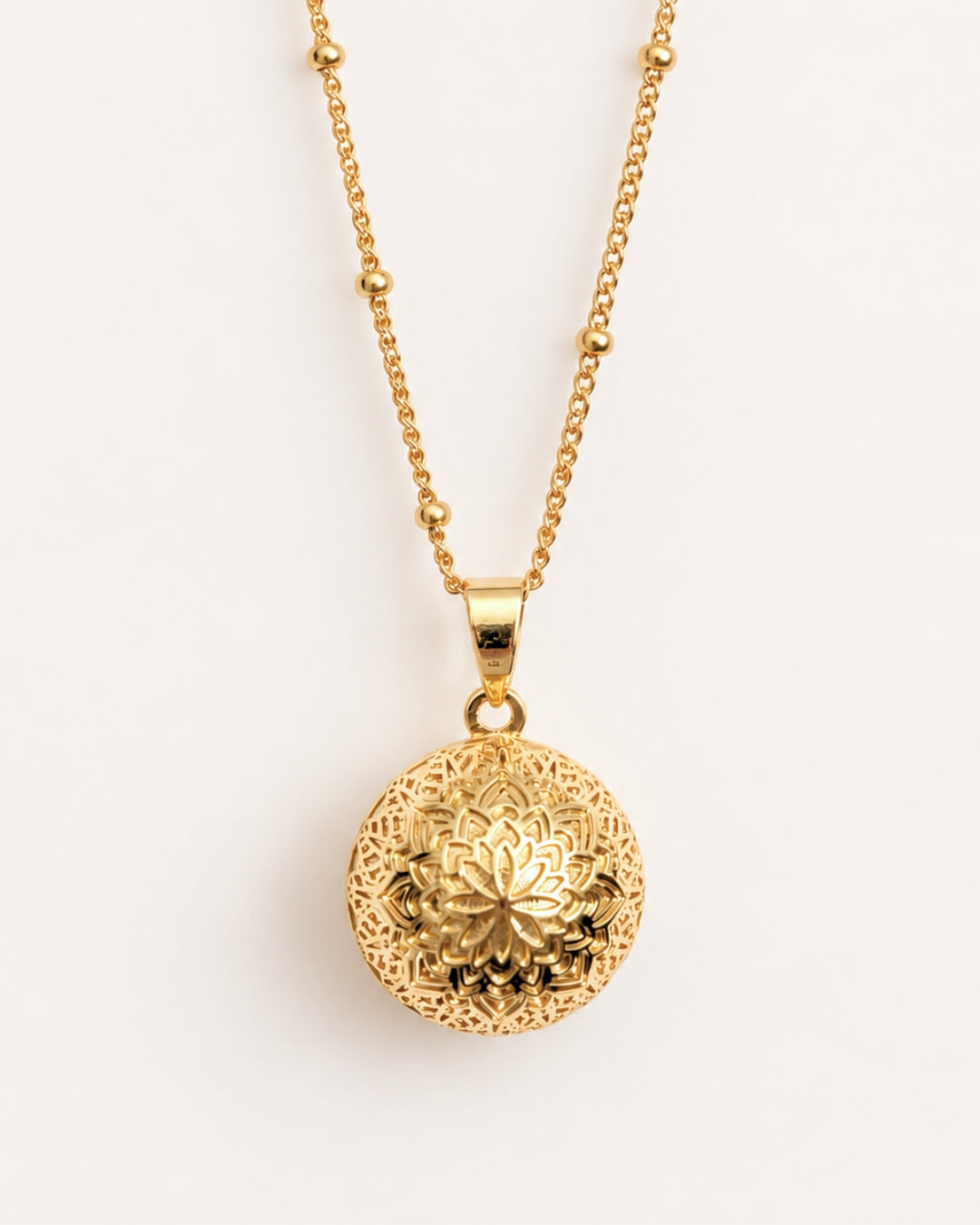 Bola de grossesse fleur de vie mandala doré