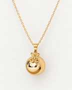 Bola de grossesse ours doré à l'or 18k - Pendentif ourson