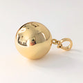 Boule pour bola de grossesse or avec bille sonore - Lisse - 2 cm