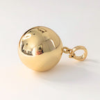 Boule pour bola de grossesse or avec bille sonore - Lisse - 2 cm