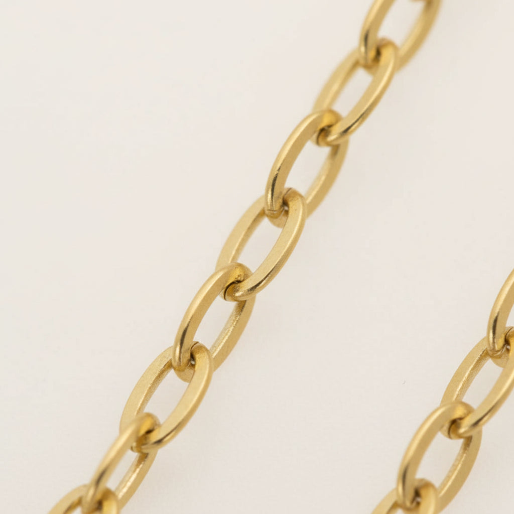 Chaine pour bola or - Maille fine 2mm - 100 cm à 110 cm